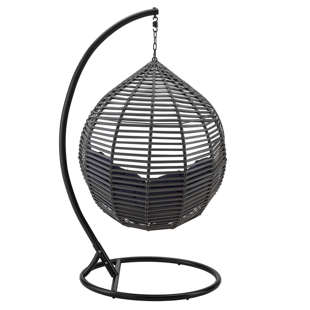Garner Teardrop Outdoor Patio Swing Chair - Modern Boho & Weather-Resistant