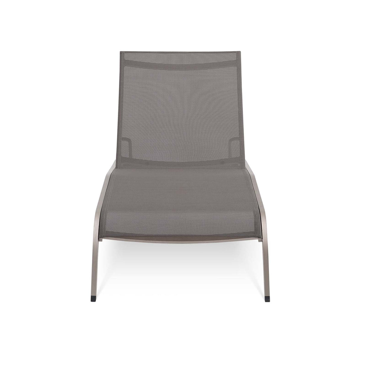 Savannah Mesh Chaise Outdoor Patio Aluminum Lounge Chair - Vintage Glamour & Weather-Resistant