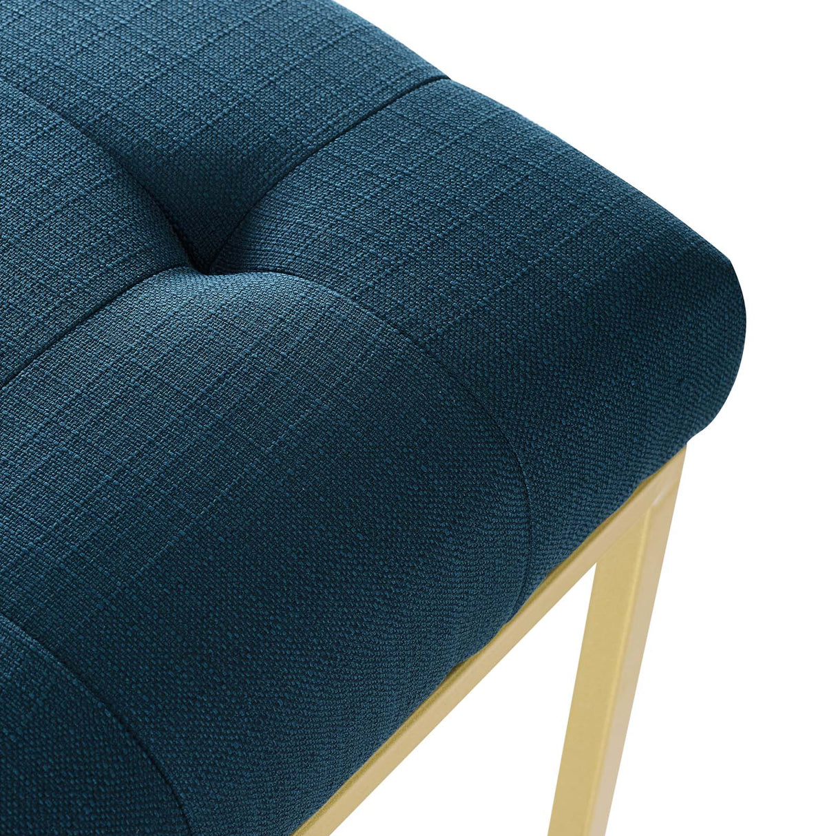 Privy Gold Stainless Steel Upholstered Fabric Dining Accent Chair - Glam Deco & Gold Geometric Base