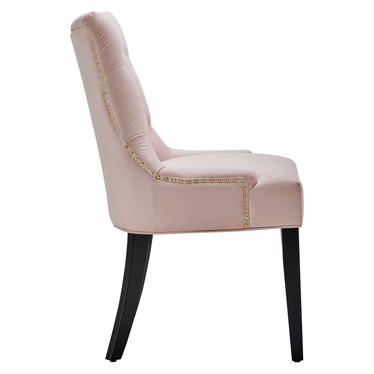Regent Tufted Performance Velvet Dining Side Chairs - Set of 2 - French Vintage & Stain-Resistant