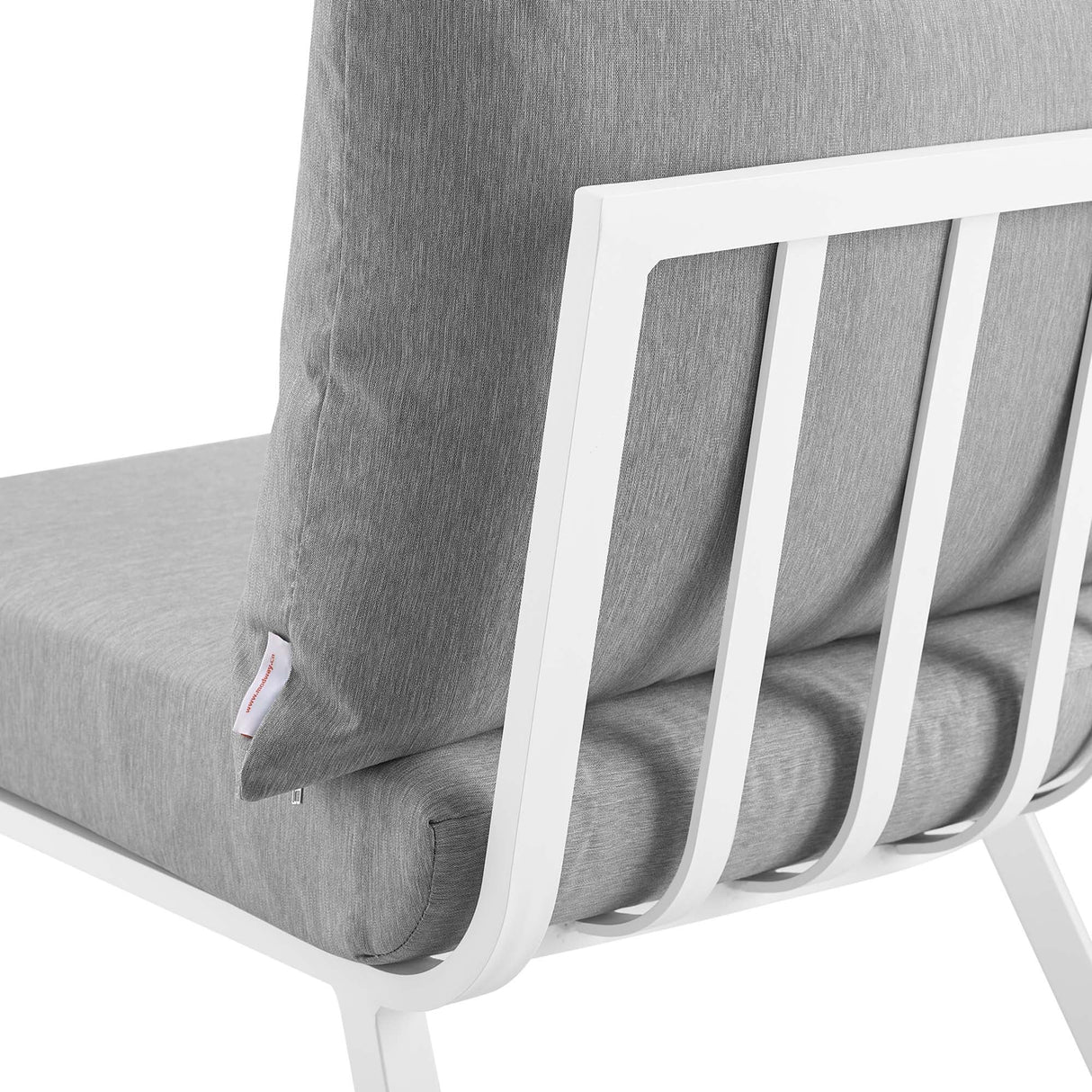 Riverside 2 Piece Outdoor Patio Aluminum Sectional Sofa Set - Coastal Modern & Weather-Resistant