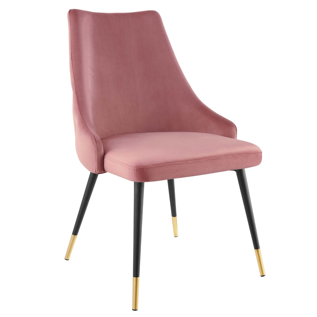 Adorn Tufted Performance Velvet Dining Side Chair - Glam Deco & Stain-Resistant