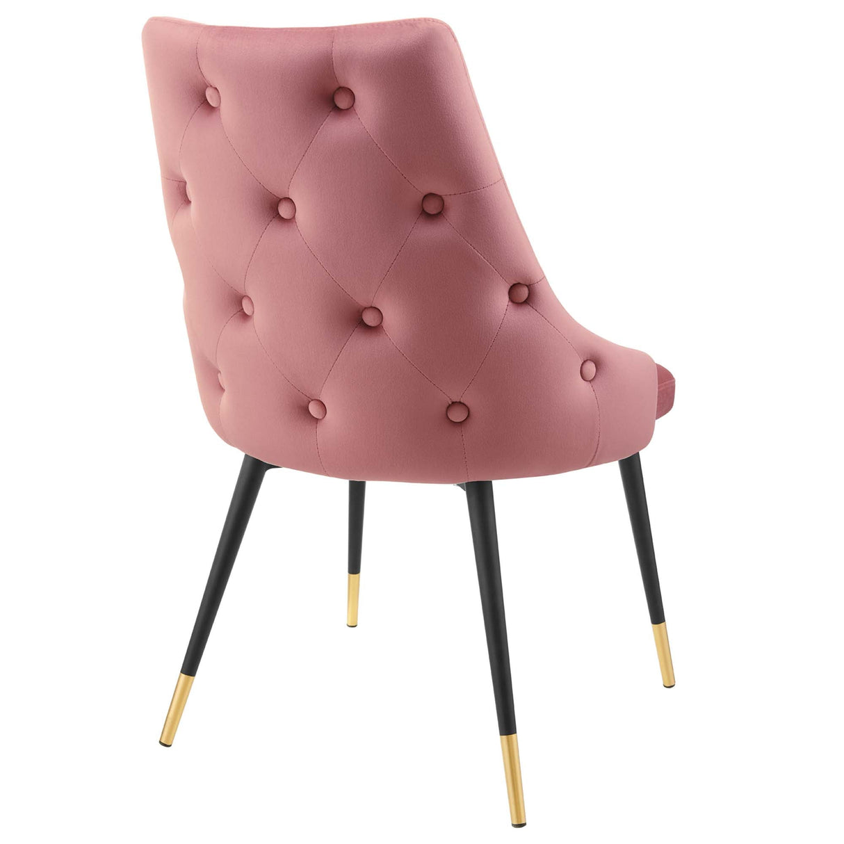 Adorn Tufted Performance Velvet Dining Side Chair - Glam Deco & Stain-Resistant