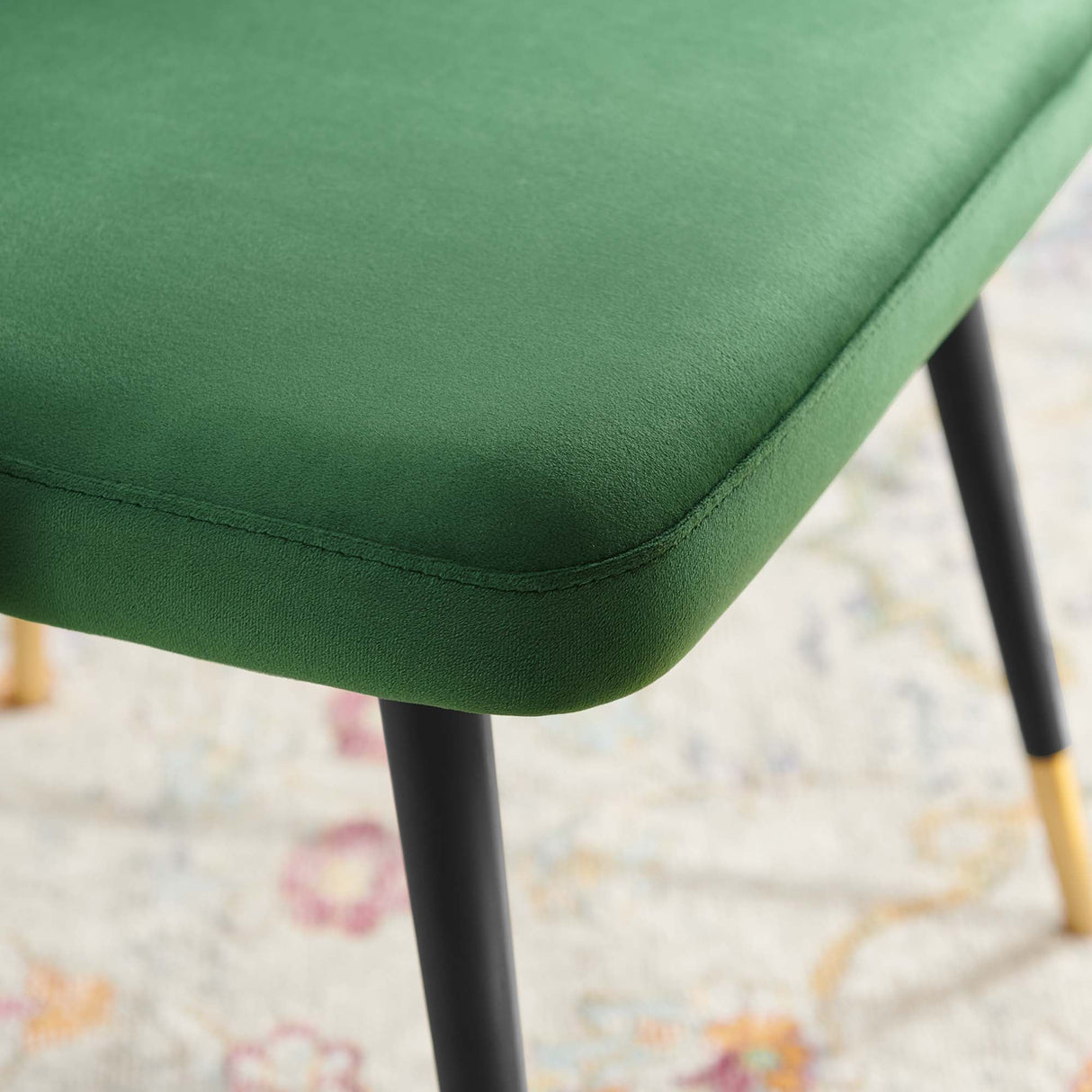 Adorn Tufted Performance Velvet Dining Side Chair - Glam Deco & Stain-Resistant