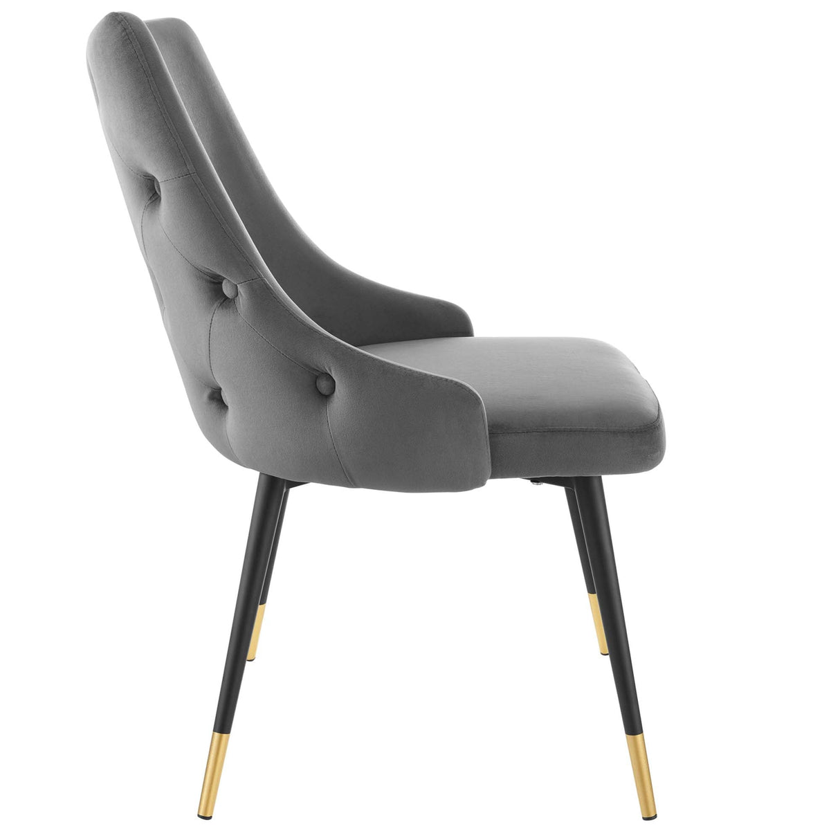 Adorn Tufted Performance Velvet Dining Side Chair - Glam Deco & Stain-Resistant