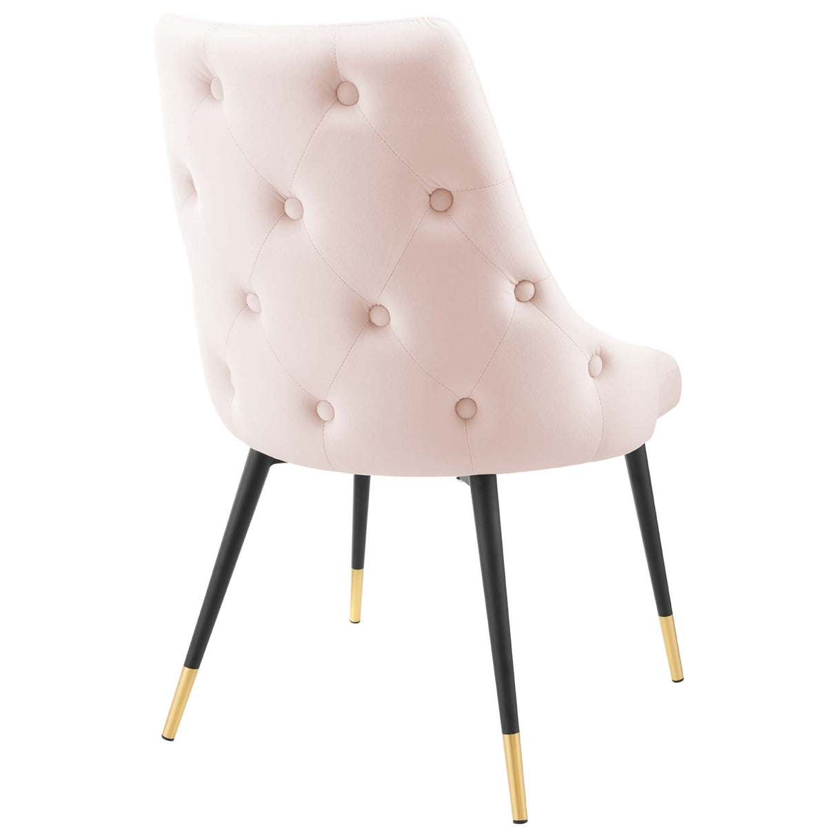Adorn Tufted Performance Velvet Dining Side Chair - Glam Deco & Stain-Resistant