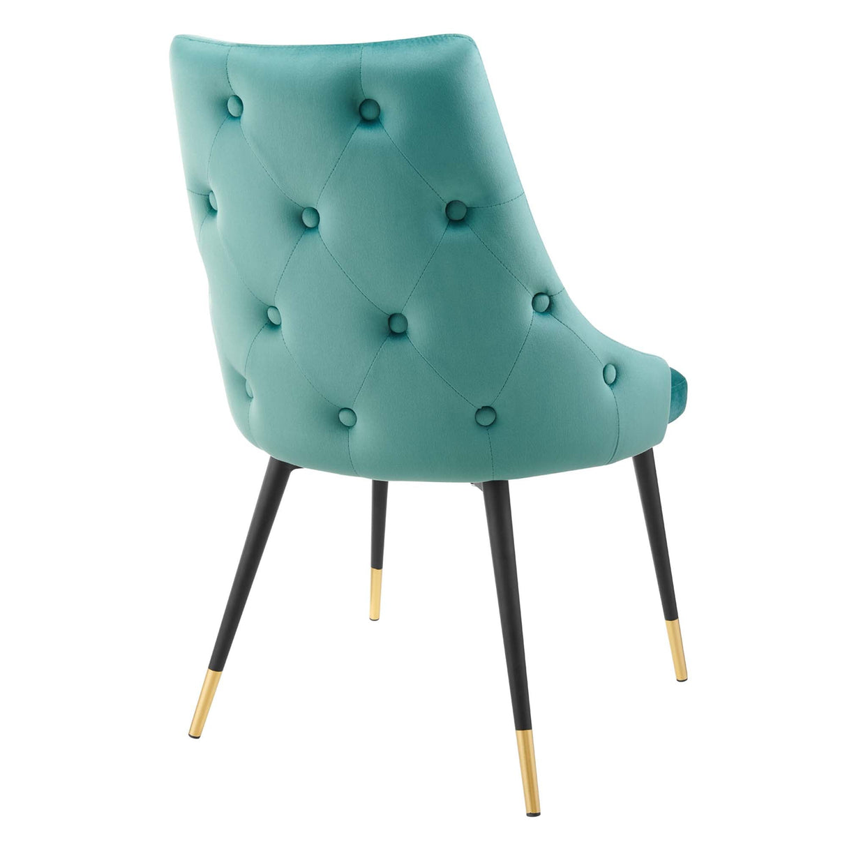 Adorn Tufted Performance Velvet Dining Side Chair - Glam Deco & Stain-Resistant