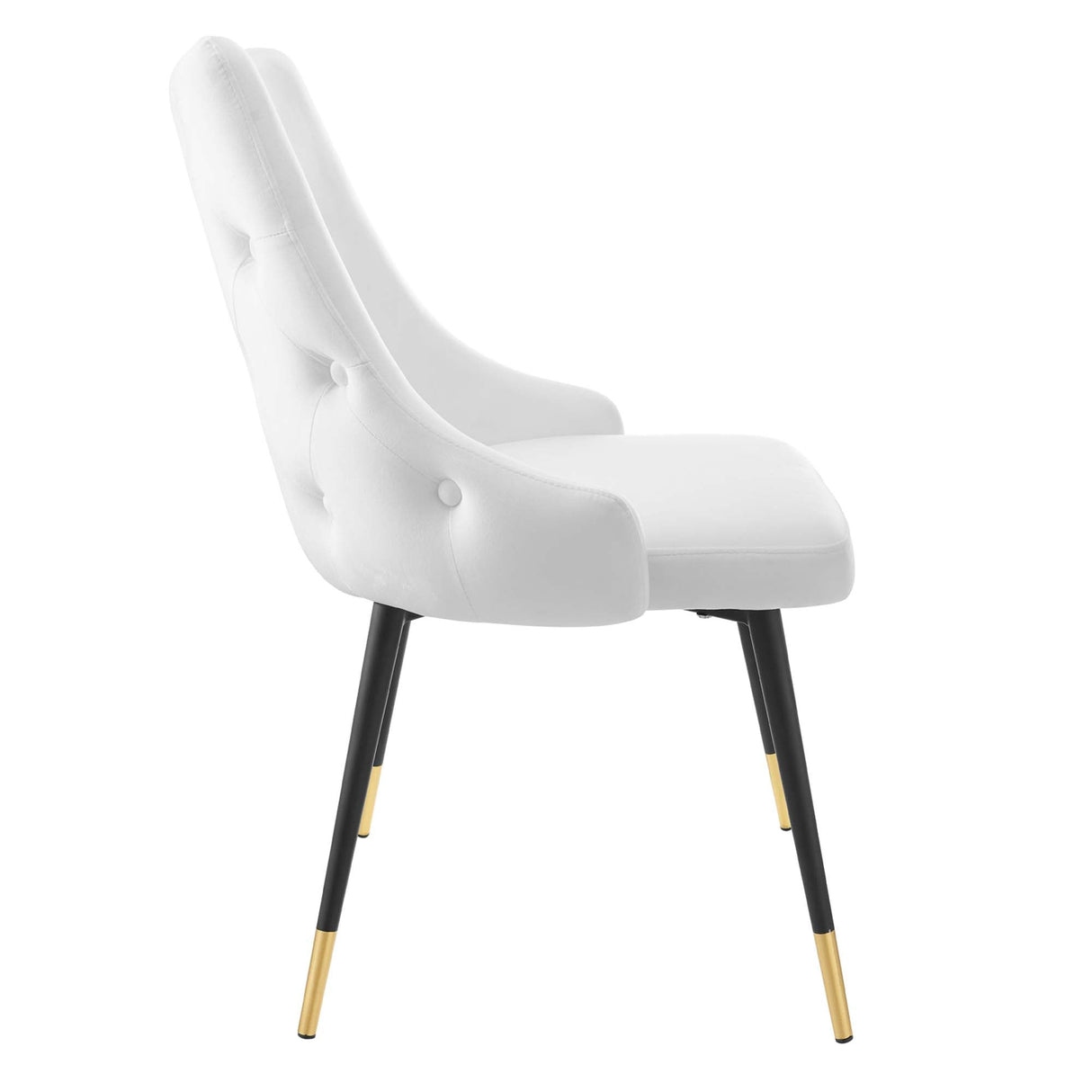 Adorn Tufted Performance Velvet Dining Side Chair - Glam Deco & Stain-Resistant