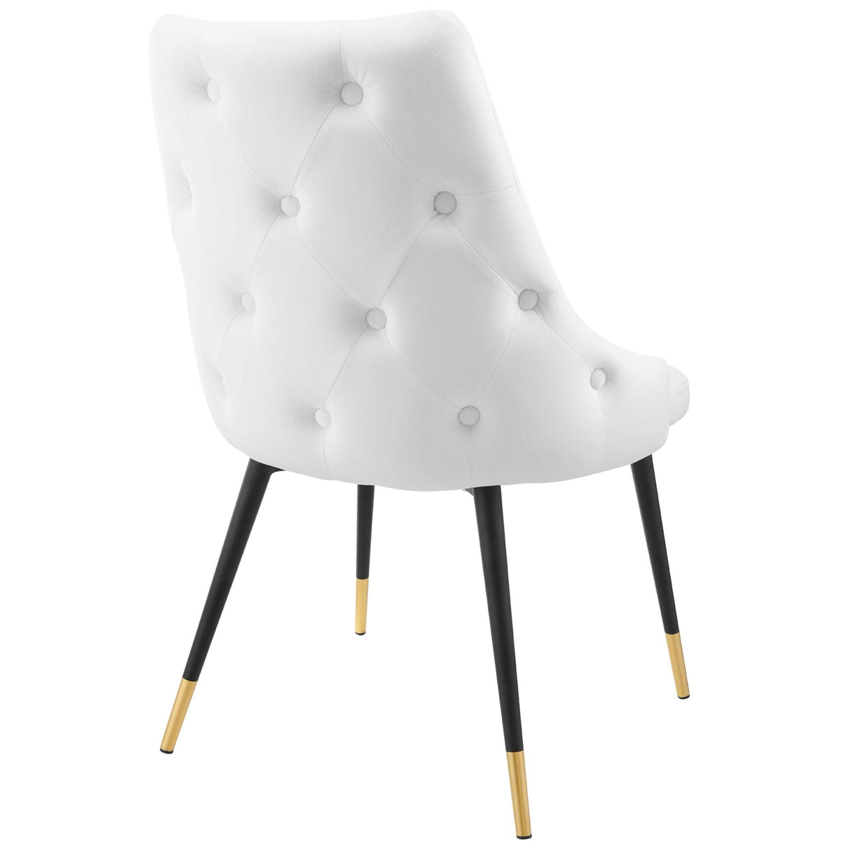 Adorn Tufted Performance Velvet Dining Side Chair - Glam Deco & Stain-Resistant