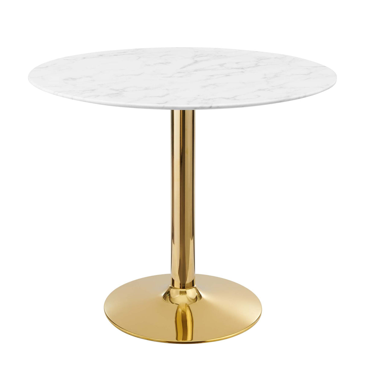 Verne 35" Artificial Marble Dining Table