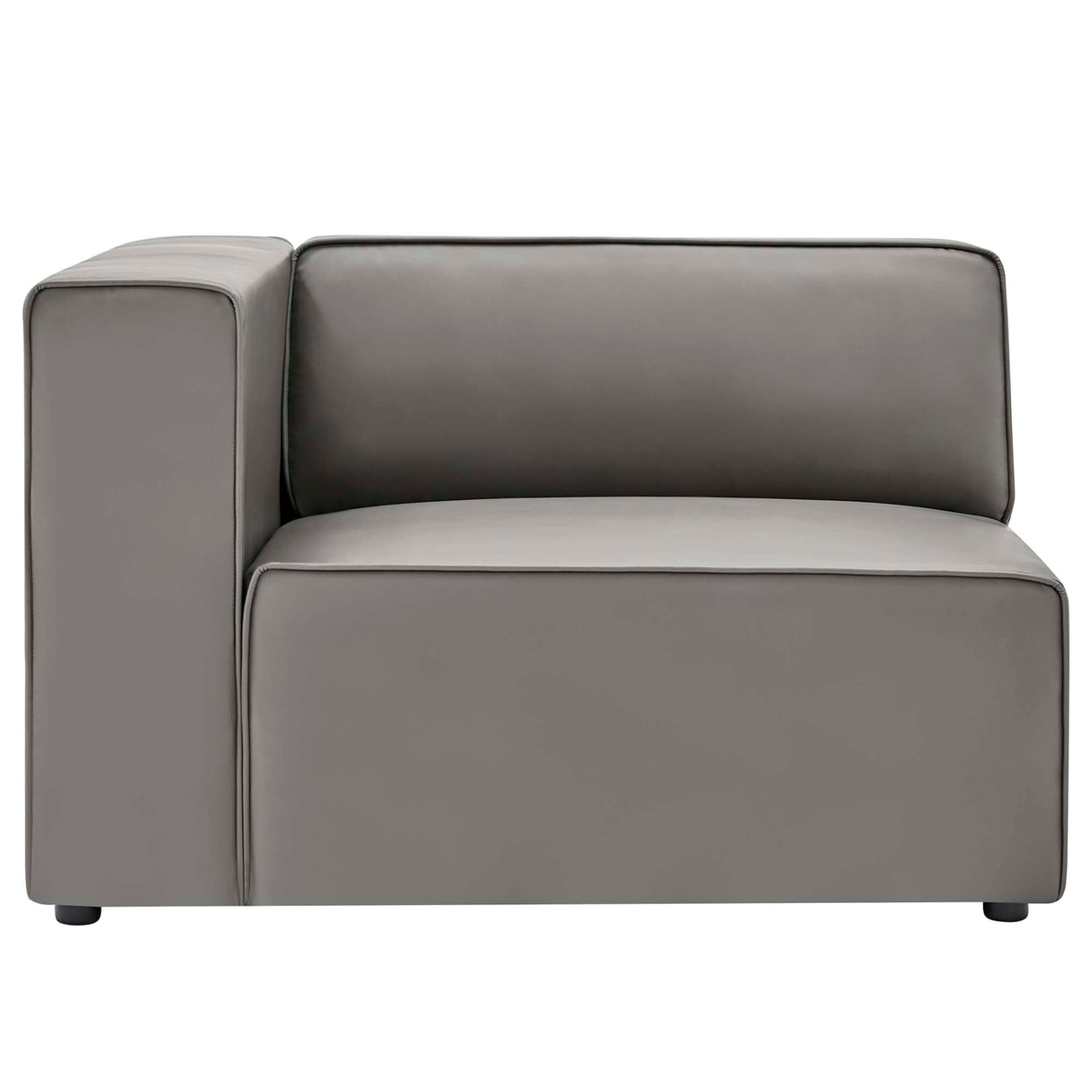 Mingle Vegan Leather Left-Arm Chair