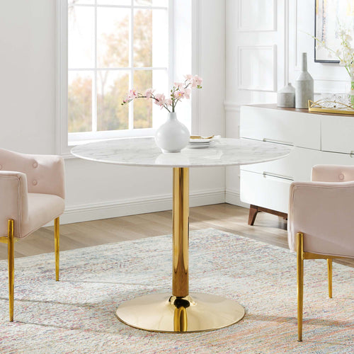 Verne Artificial Marble Dining Table