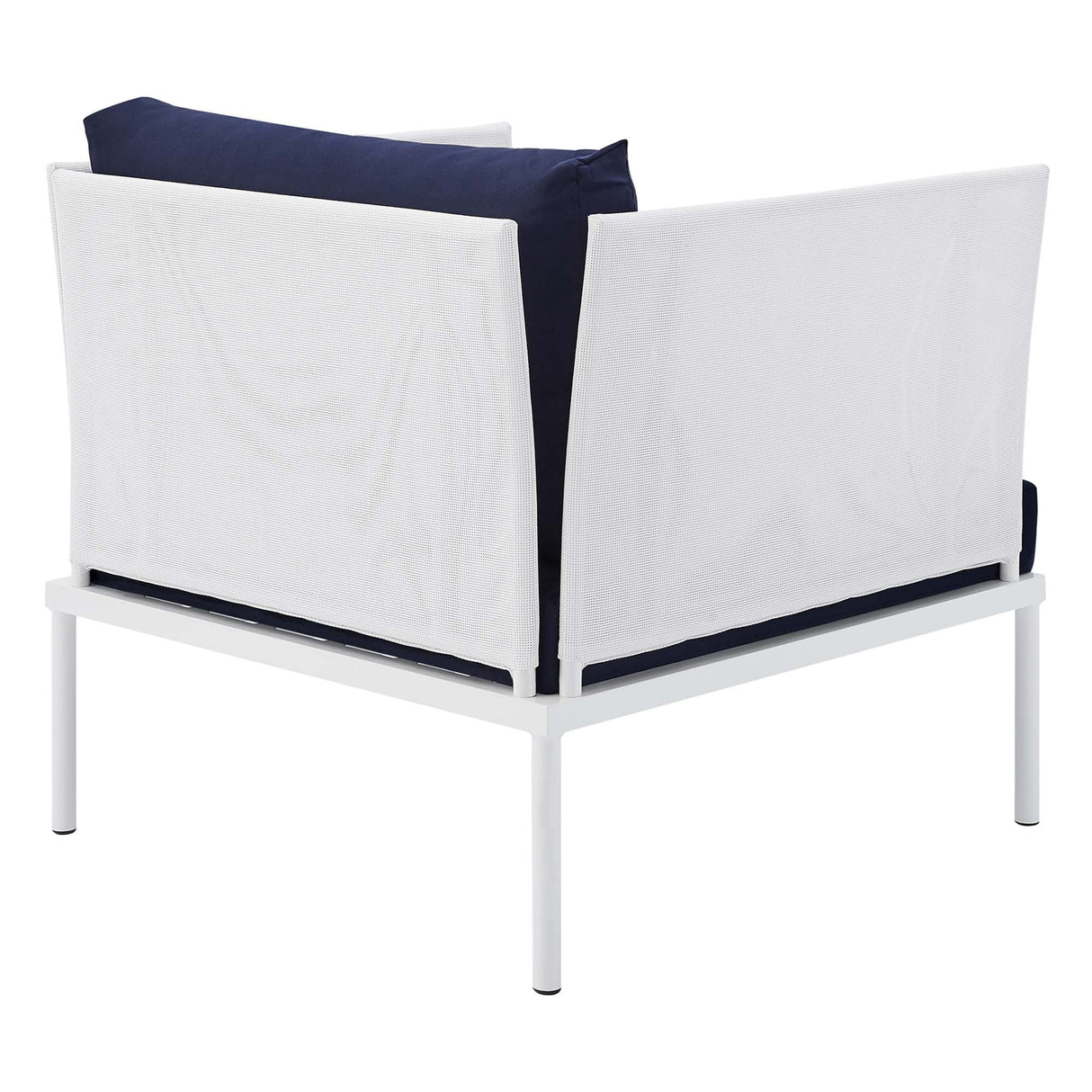 Harmony Sunbrella Outdoor Patio Aluminum Armchair (Modern Minimalist & Weather-Resistant Seating)