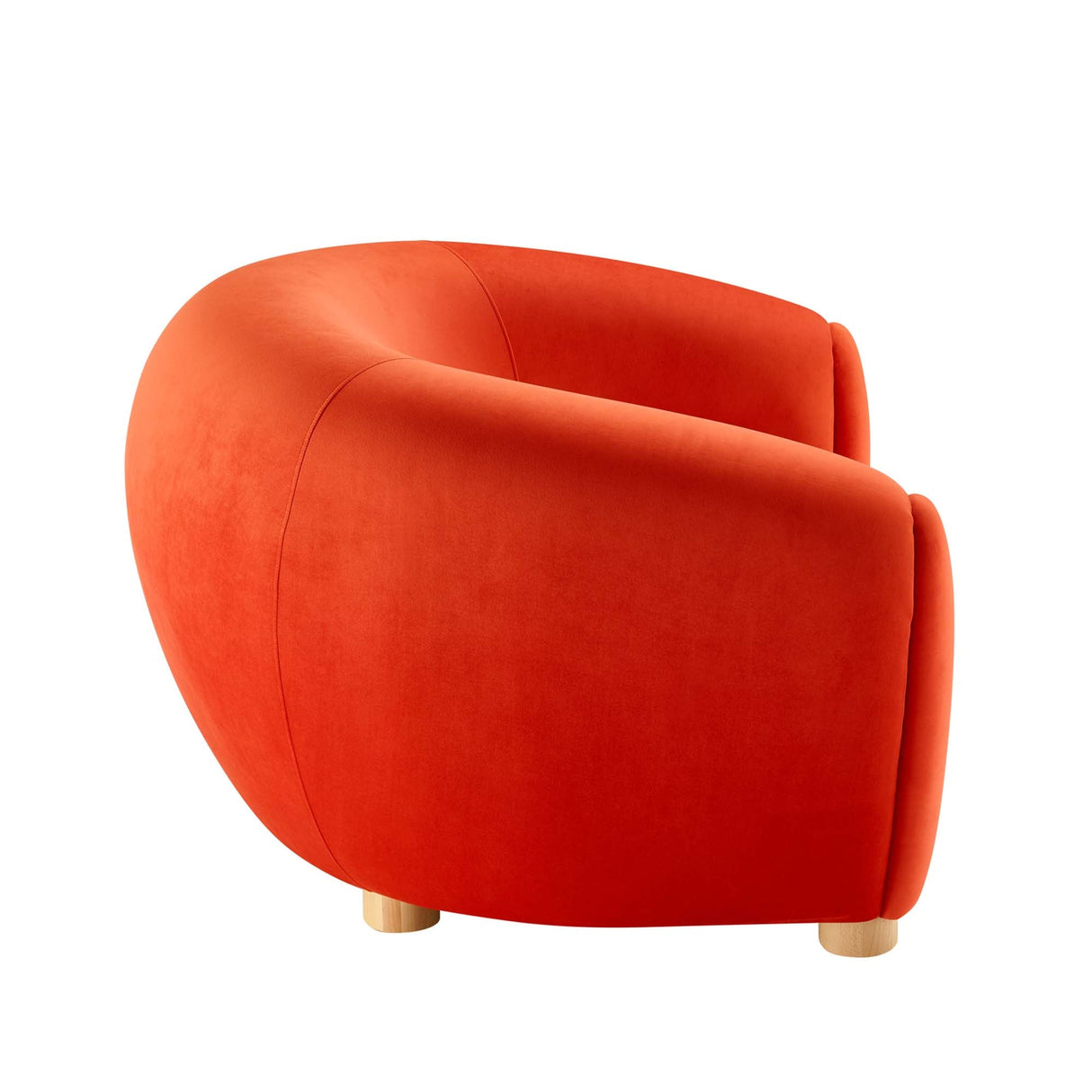 Abundant Performance Velvet Accent Armchair - Glam Deco & Stain-Resistant Lounging