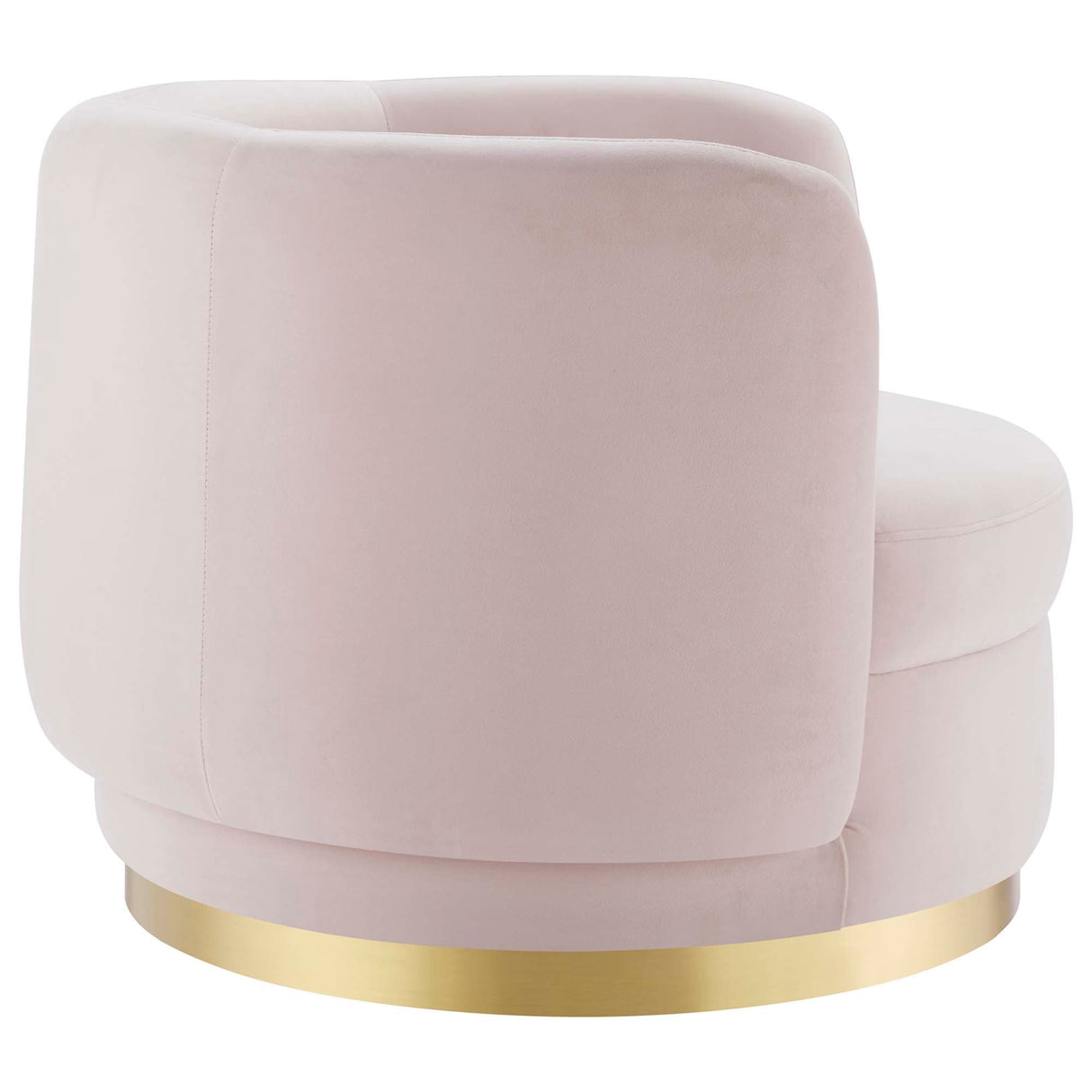 Relish Performance Velvet Swivel Chair - Glam Deco & Ergonomic Lounge Seating
