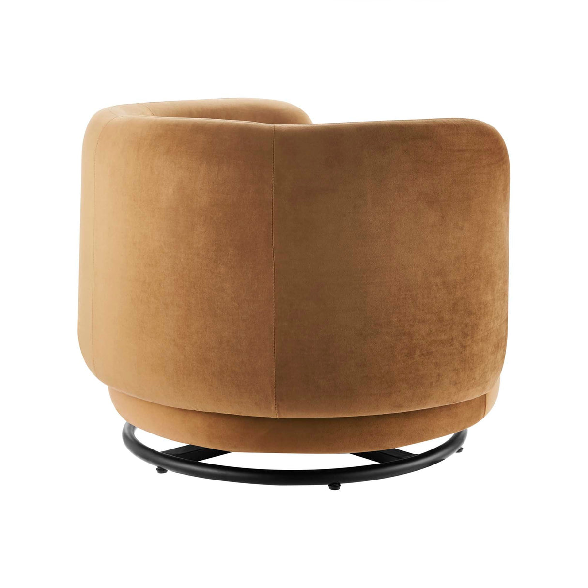 Relish Performance Velvet Swivel Chair - Glam Deco & 360-Degree Swivel