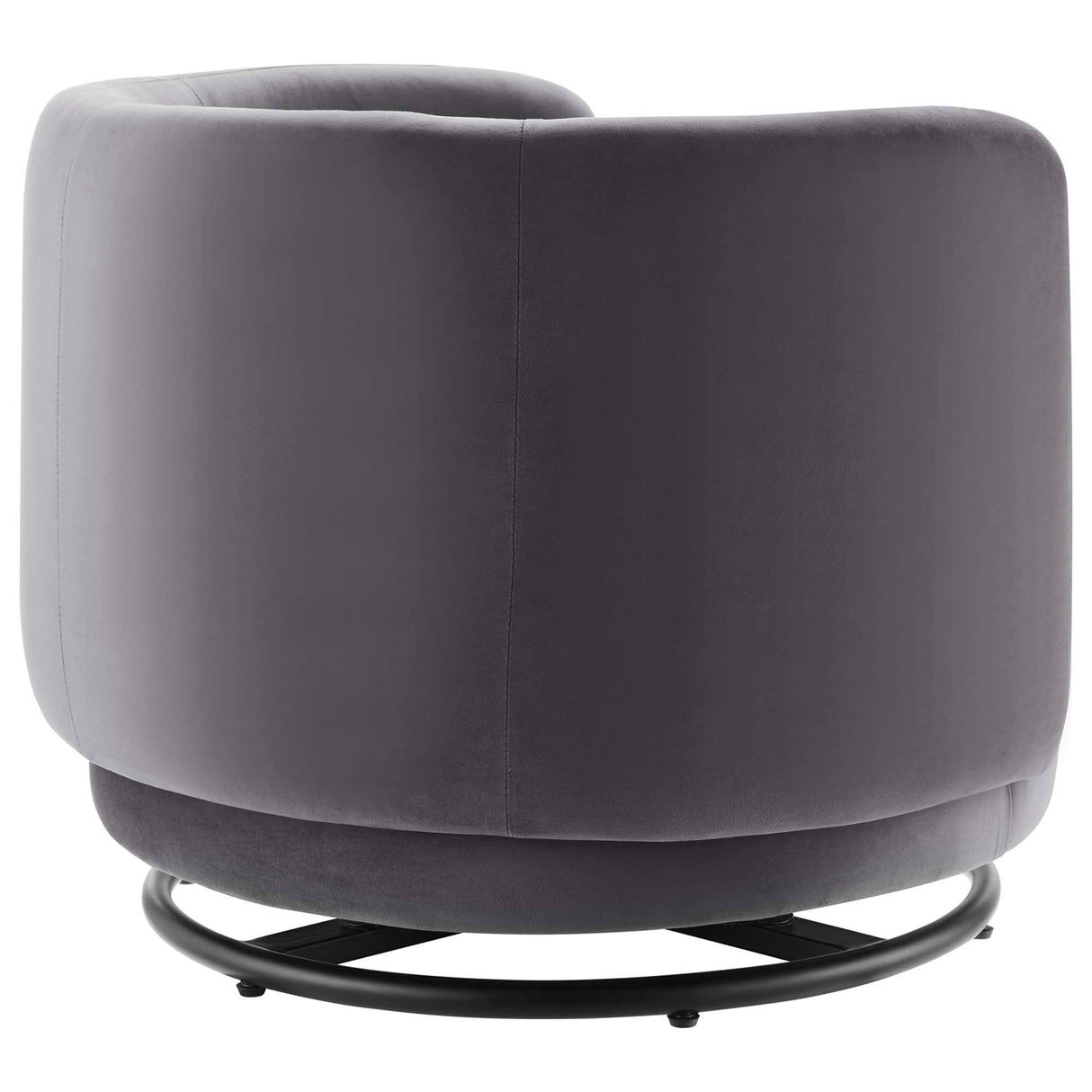 Relish Performance Velvet Swivel Chair - Glam Deco & 360-Degree Swivel