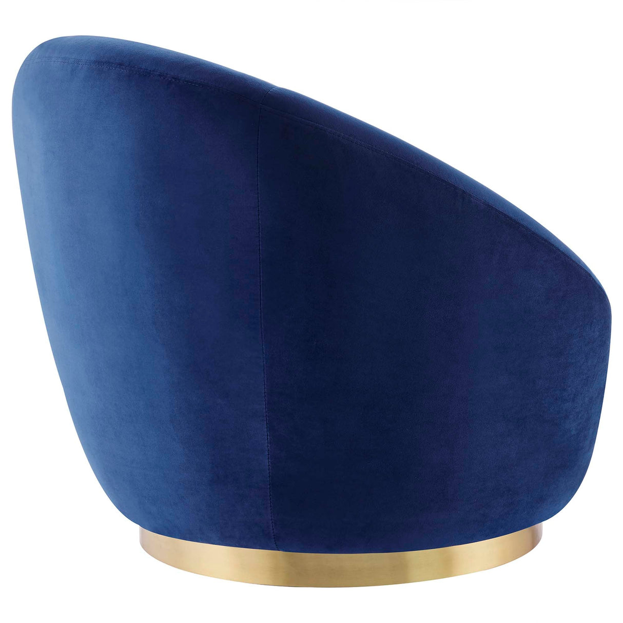 Buttercup Performance Velvet Swivel Chair - Modern Glam & Stain-Resistant
