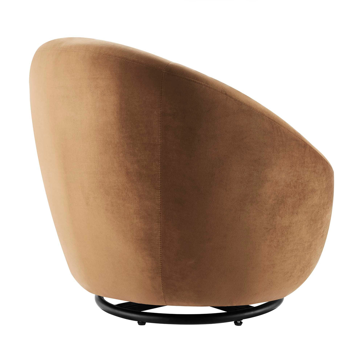 Buttercup Performance Velvet Swivel Chair - Modern Glam & Stain-Resistant
