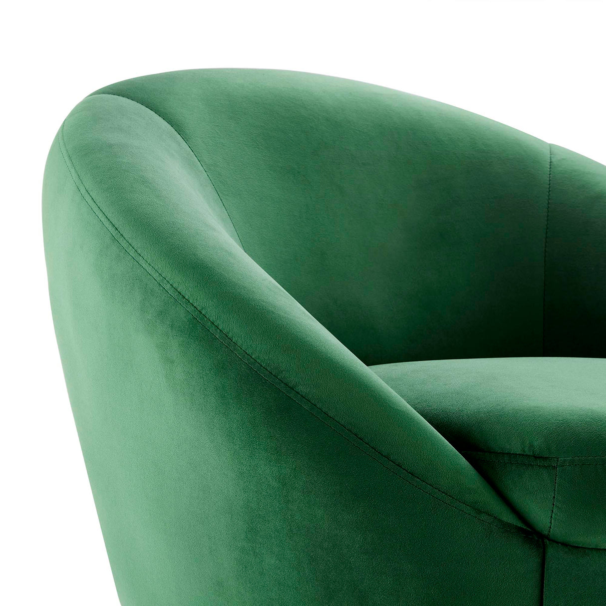 Buttercup Performance Velvet Swivel Chair - Modern Glam & Stain-Resistant