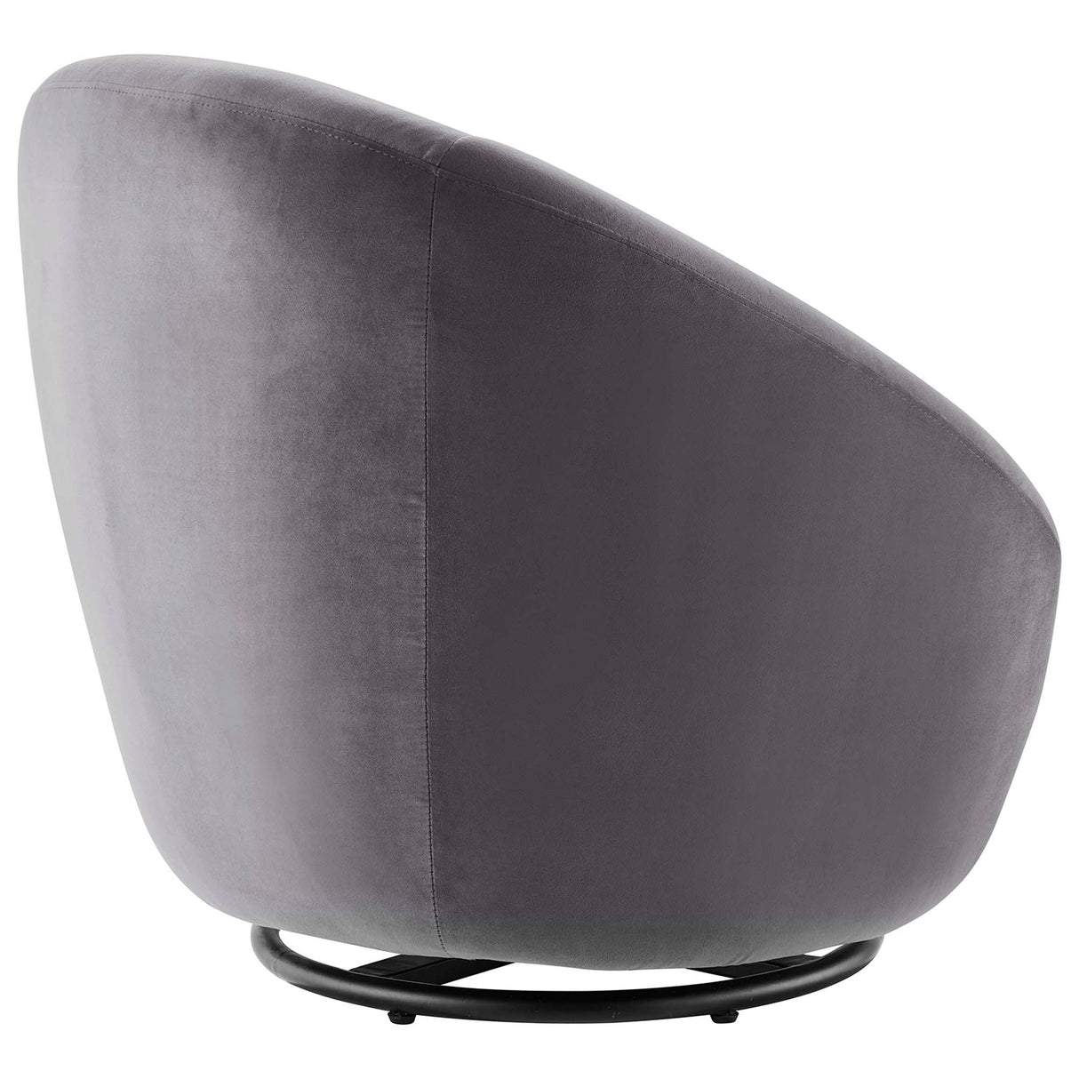 Buttercup Performance Velvet Swivel Chair - Modern Glam & Stain-Resistant