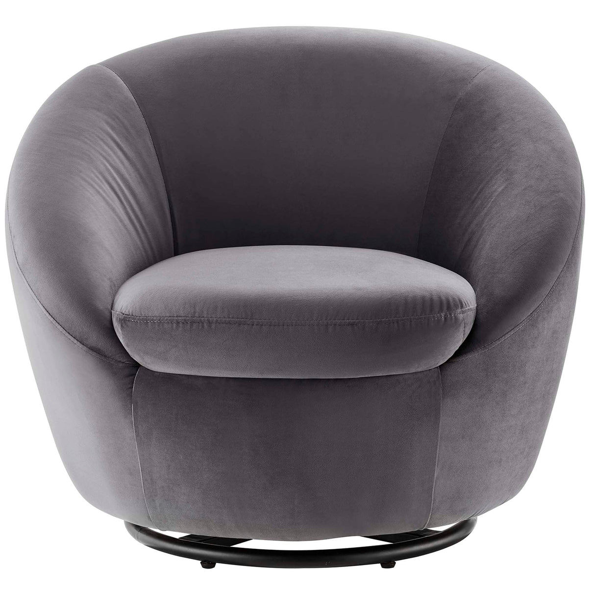 Buttercup Performance Velvet Swivel Chair - Modern Glam & Stain-Resistant