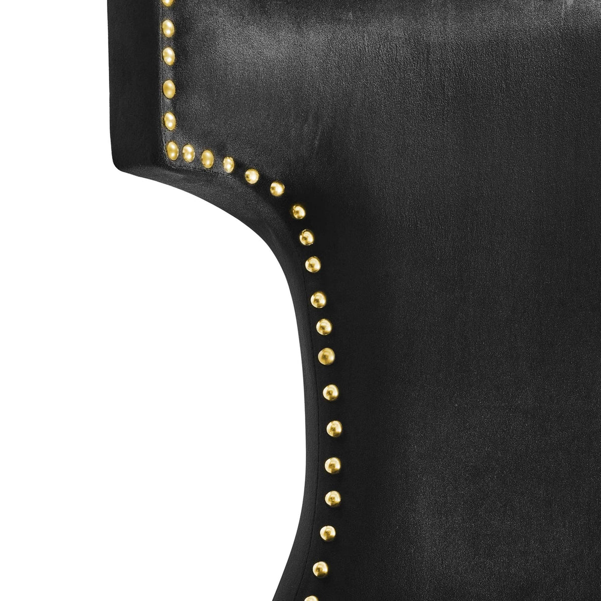 Curve Performance Velvet Dining Chairs - Set of 2 - Mid-Century Modern & Stain-Resistant