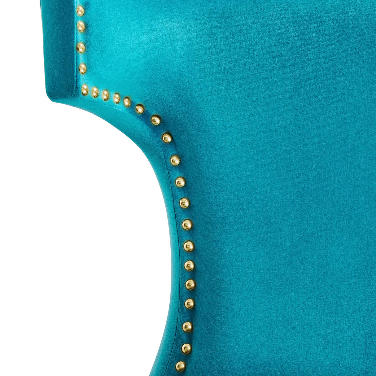 Curve Performance Velvet Dining Chairs - Set of 2 - Mid-Century Modern & Stain-Resistant