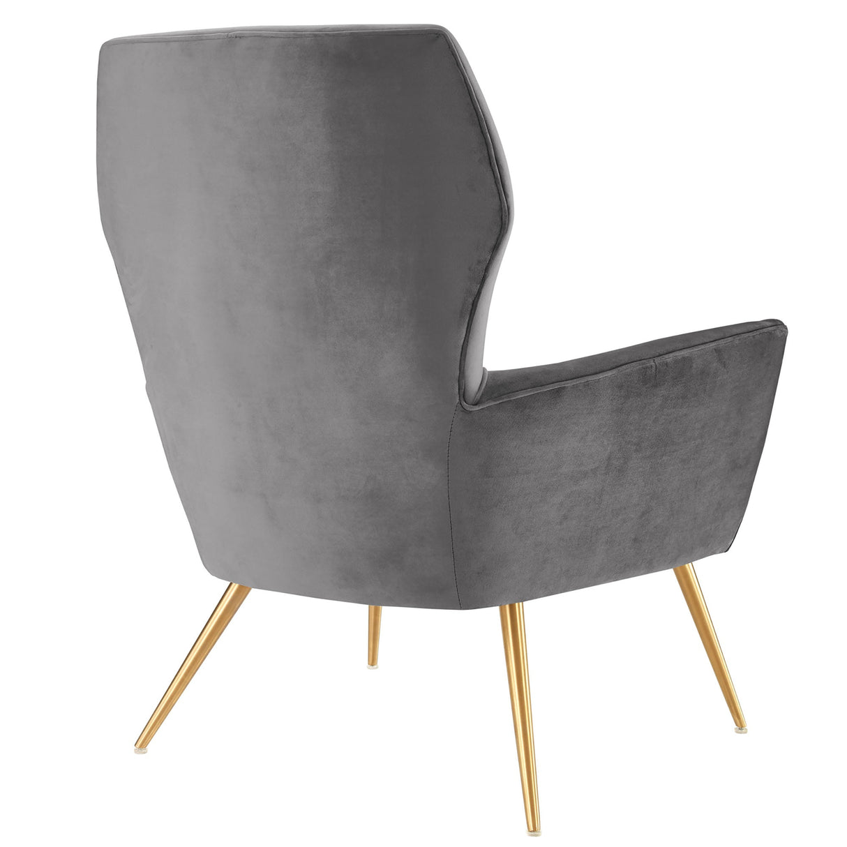 Renata Button Tufted Performance Velvet Armchair - Mid-Century Modern & Stain-Resistant