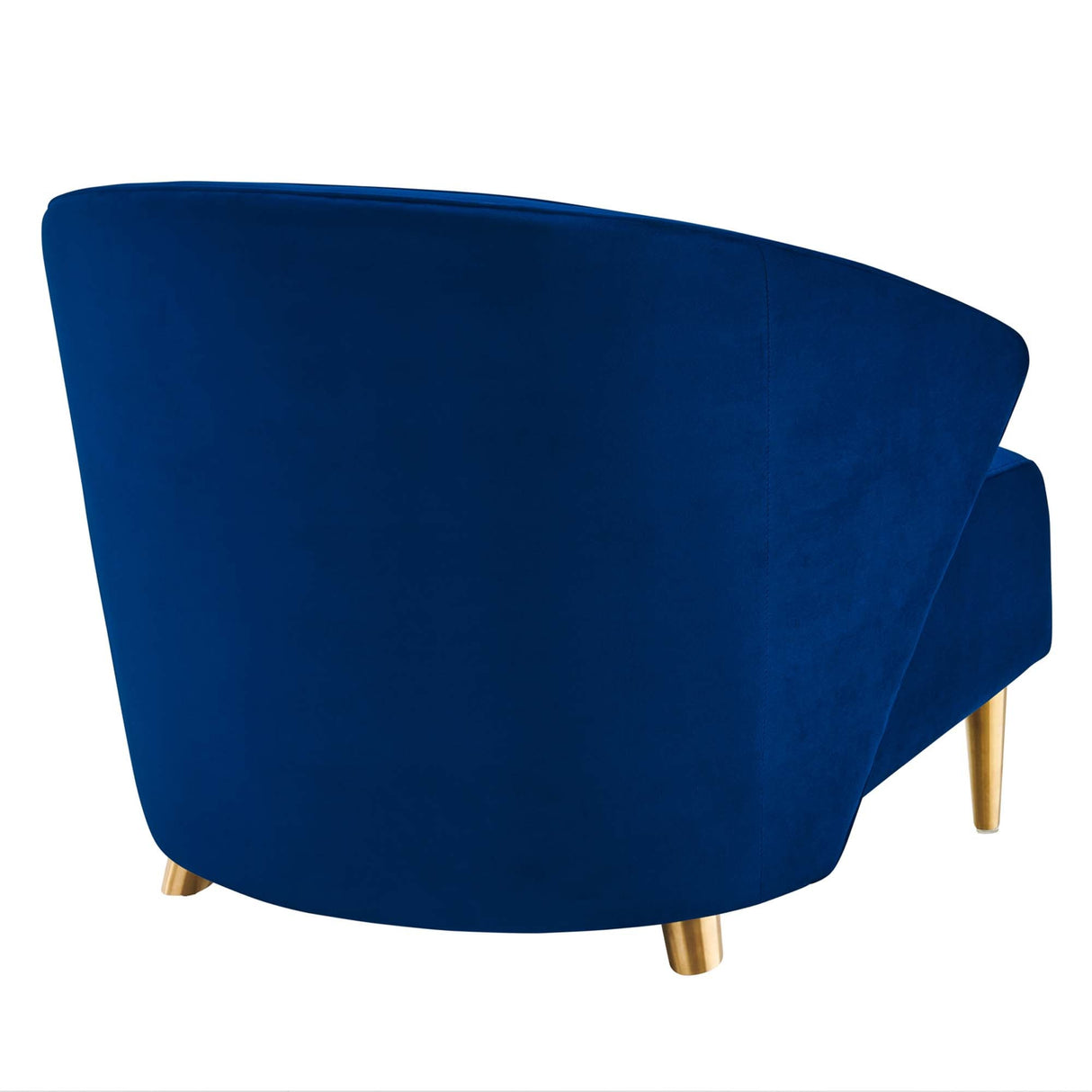 Odyssey Performance Velvet Armchair - Mid-Century Modern & Stain-Resistant