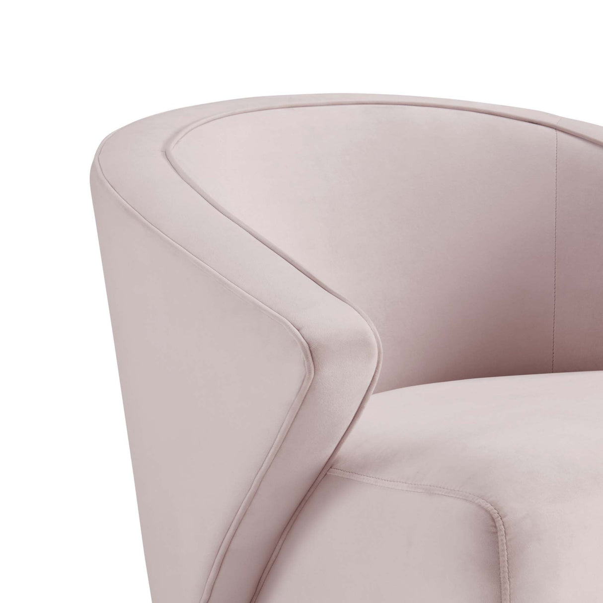 Odyssey Performance Velvet Armchair - Mid-Century Modern & Stain-Resistant