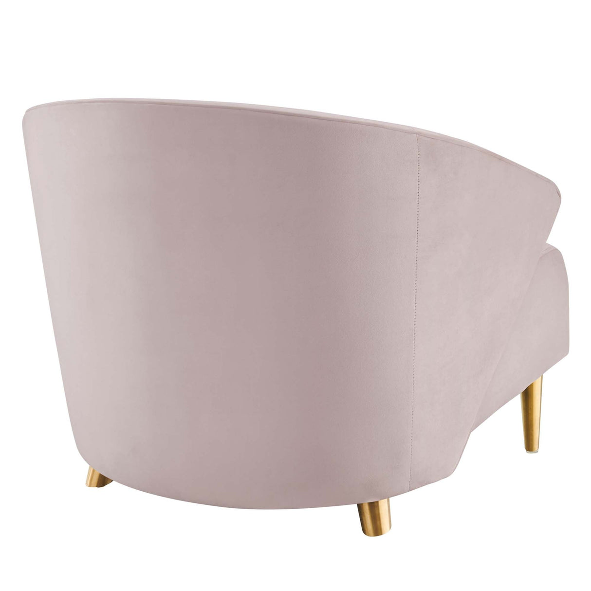 Odyssey Performance Velvet Armchair - Mid-Century Modern & Stain-Resistant
