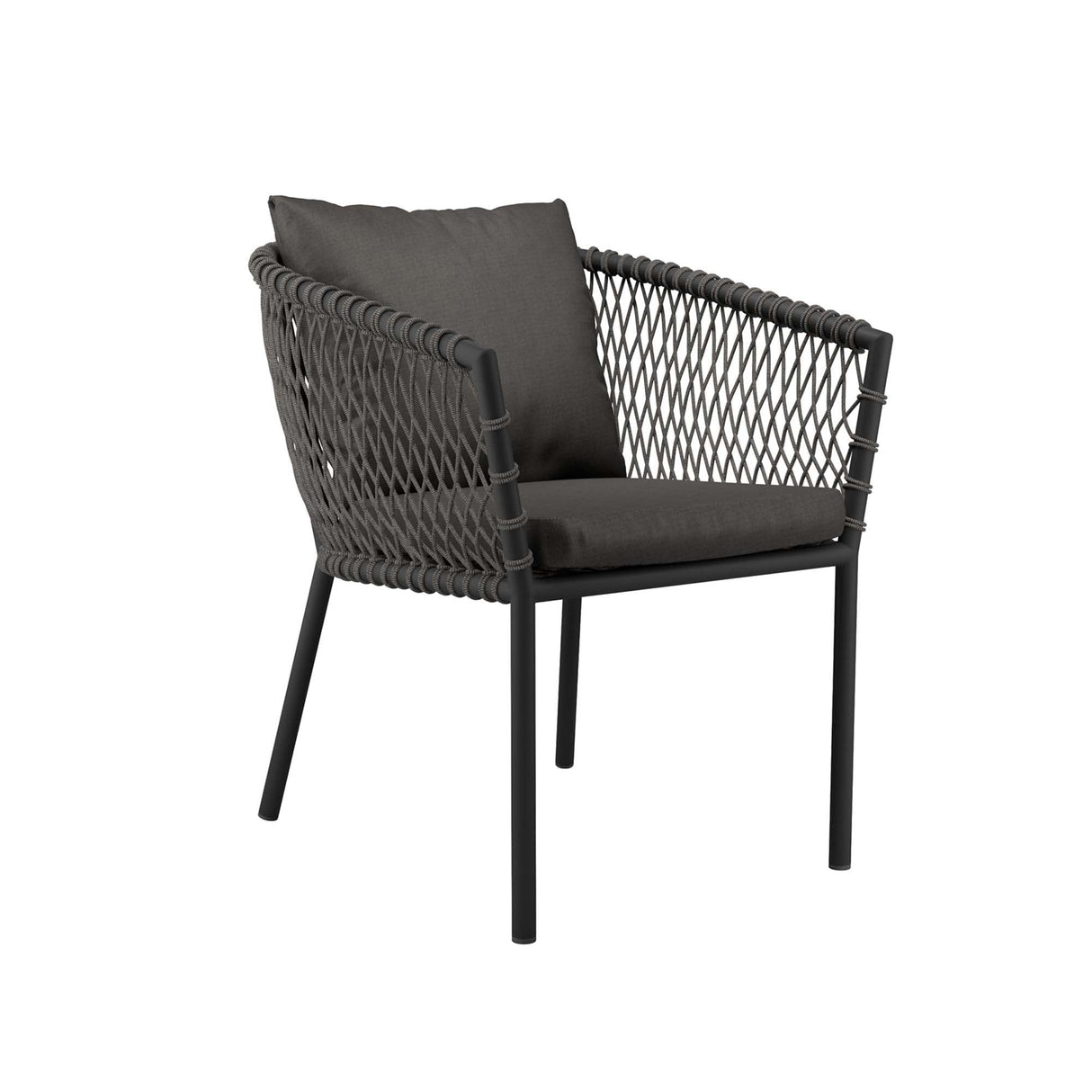 Sailor Outdoor Patio Dining Armchair - Coastal Modern & Weather-Resistant Aluminum