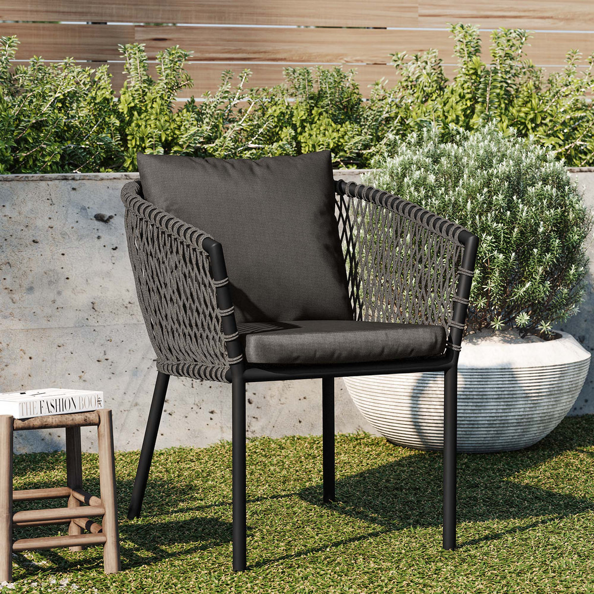 Sailor Outdoor Patio Dining Armchair - Coastal Modern & Weather-Resistant Aluminum
