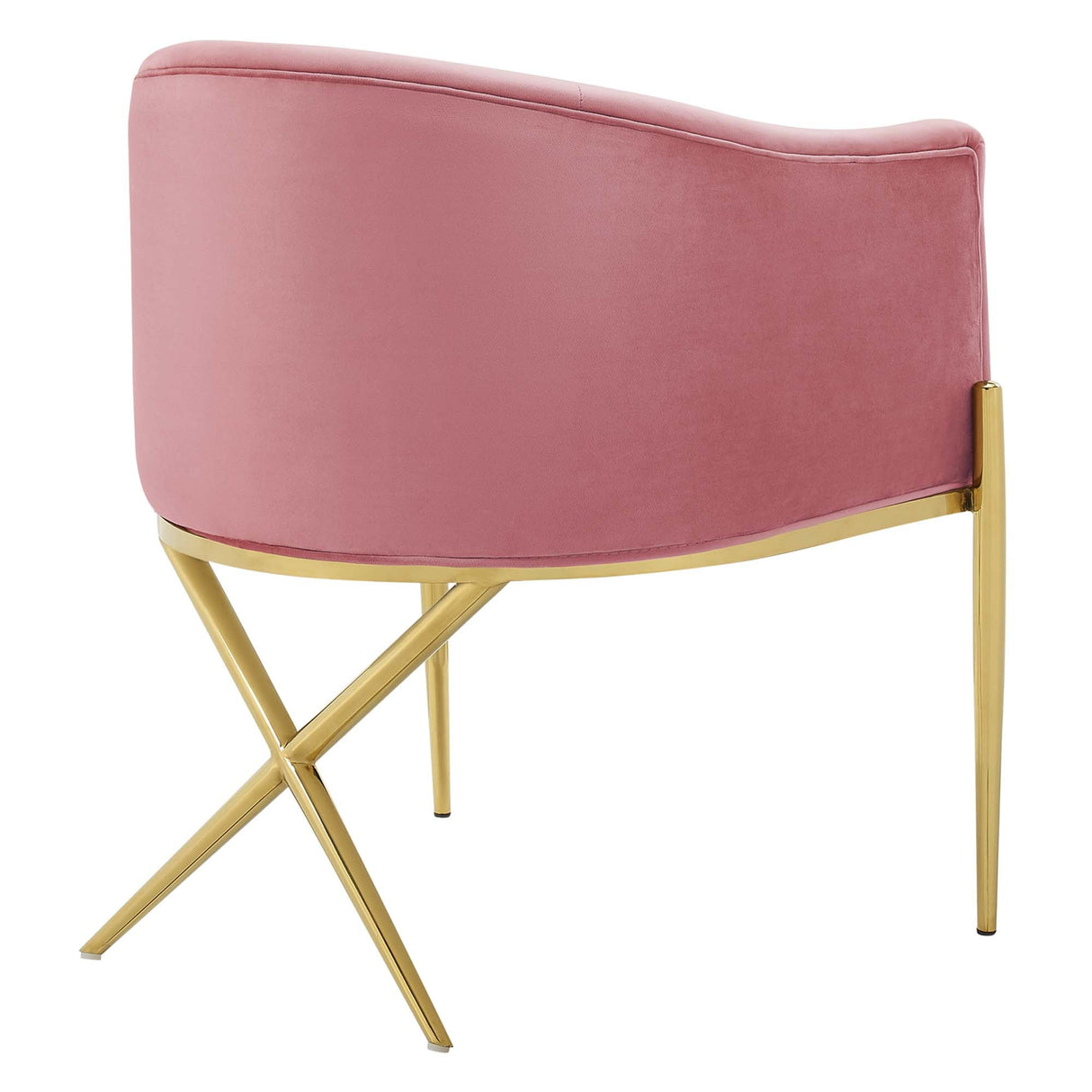 Savour Performance Velvet Accent Dining Armchair Set of 2 - Glam Deco & Stain-Resistant