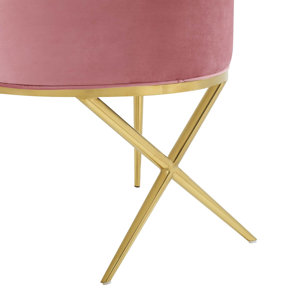 Savour Performance Velvet Accent Dining Armchair Set of 2 - Glam Deco & Stain-Resistant