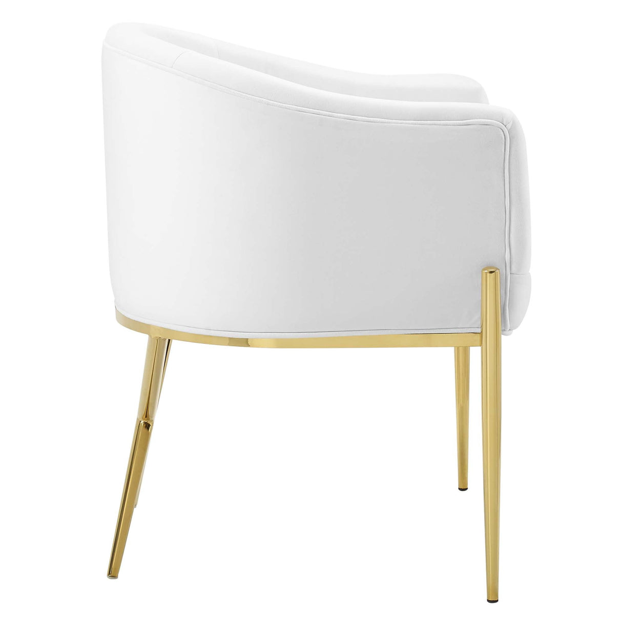 Savour Performance Velvet Accent Dining Armchair Set of 2 - Glam Deco & Stain-Resistant