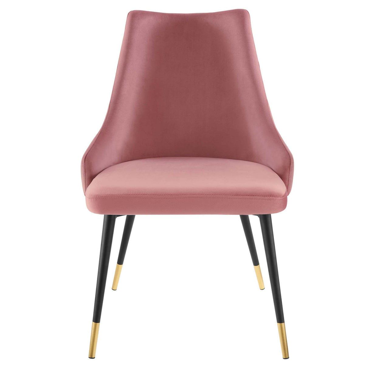 Adorn Dining Side Chair Performance Velvet Set of 2 - Modern Glam & Stain-Resistant