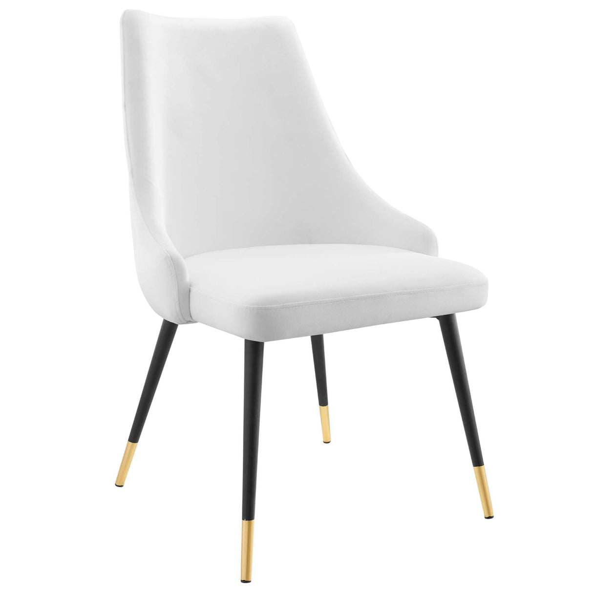 Adorn Dining Side Chair Performance Velvet Set of 2 - Modern Glam & Stain-Resistant