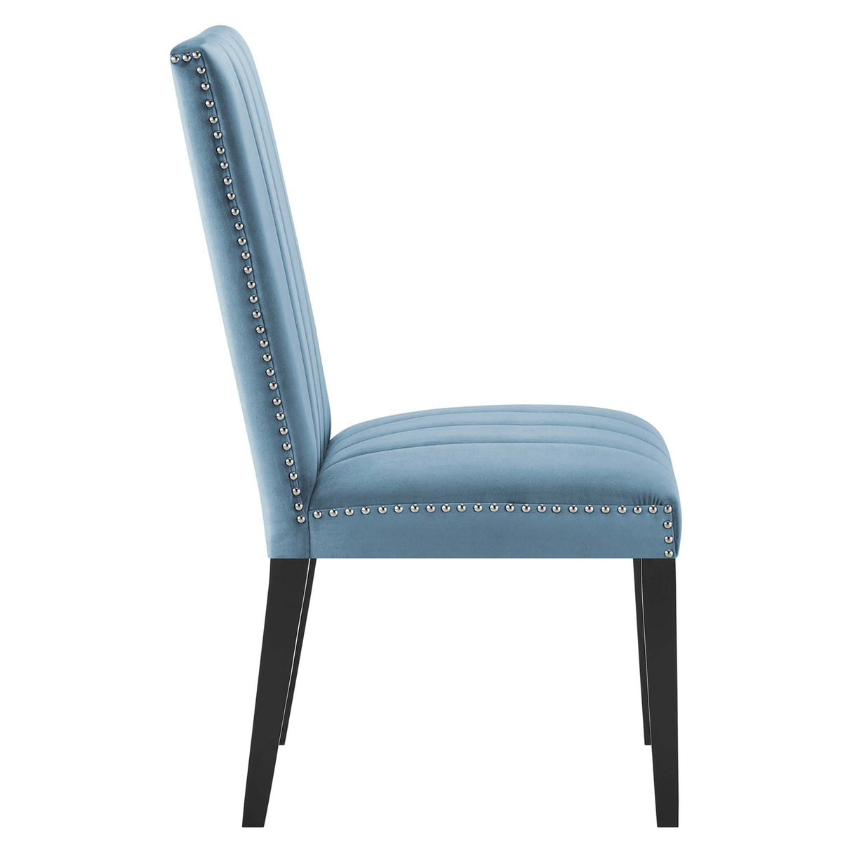 Catalyst Performance Velvet Dining Side Chairs - Set of 2 - Glam Deco & Stain-Resistant