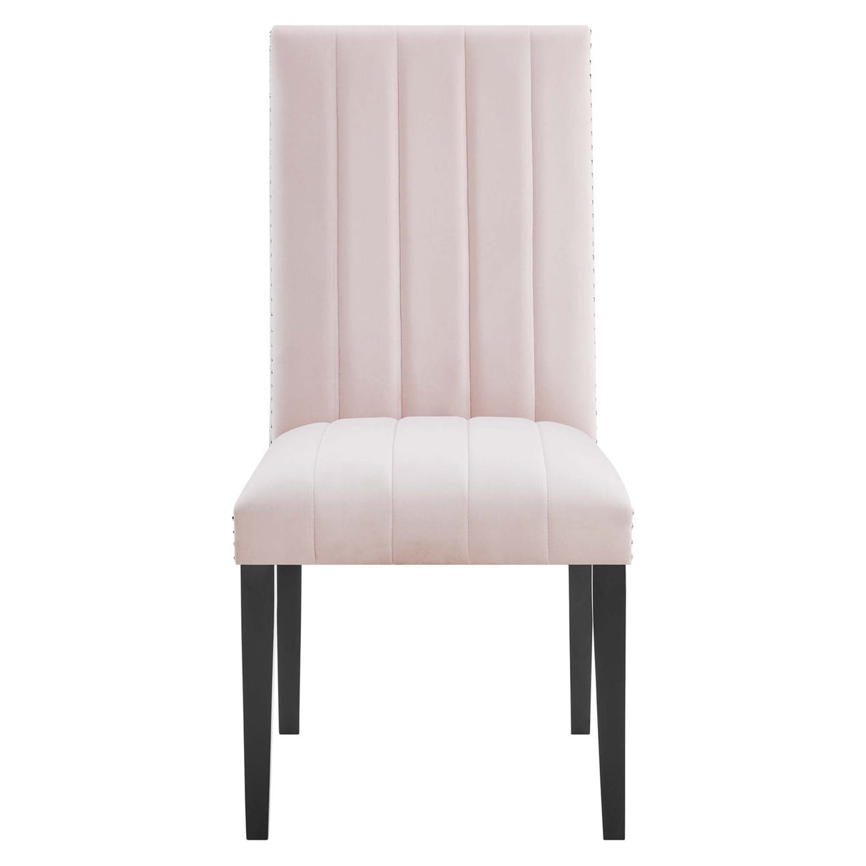 Catalyst Performance Velvet Dining Side Chairs - Set of 2 - Glam Deco & Stain-Resistant
