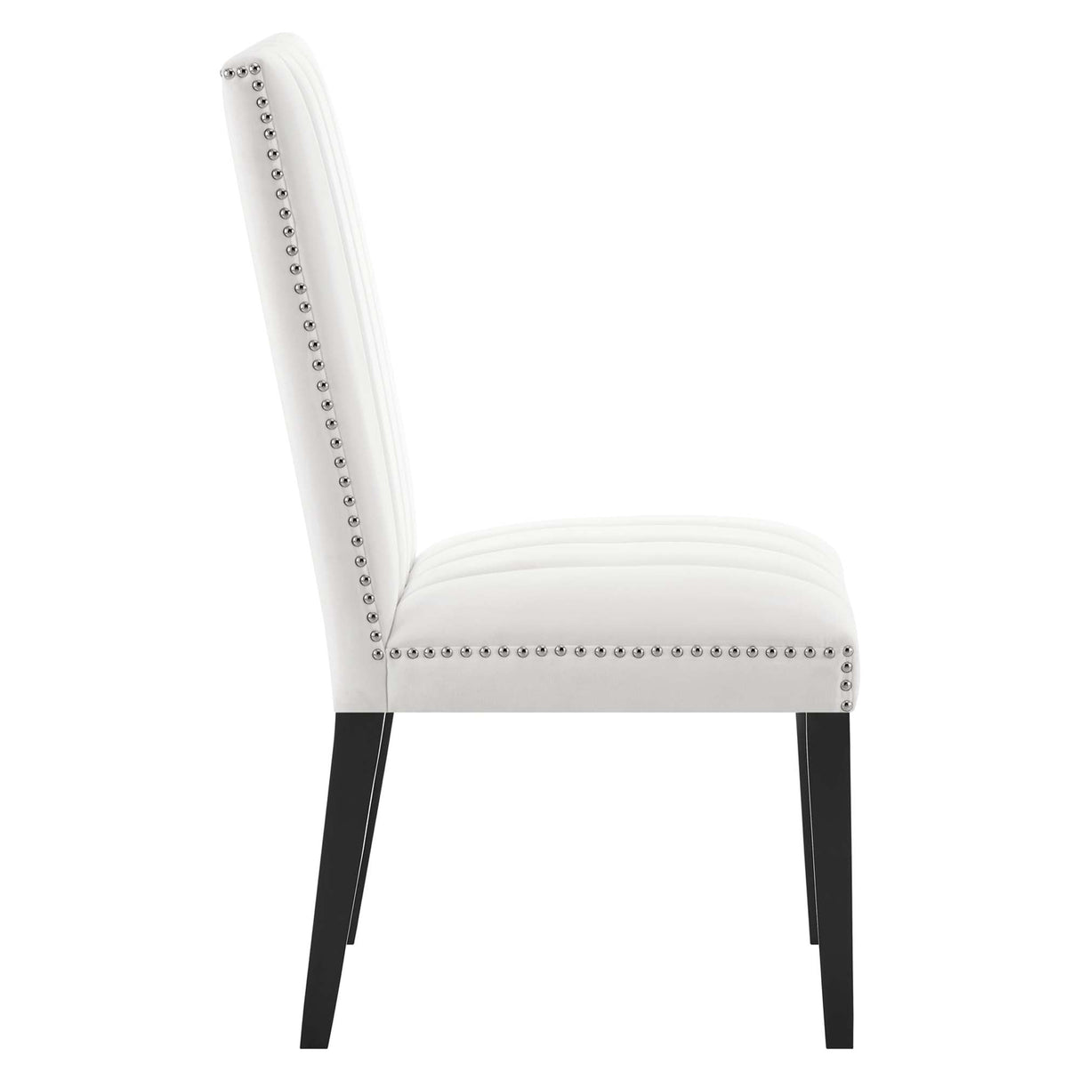 Catalyst Performance Velvet Dining Side Chairs - Set of 2 - Glam Deco & Stain-Resistant