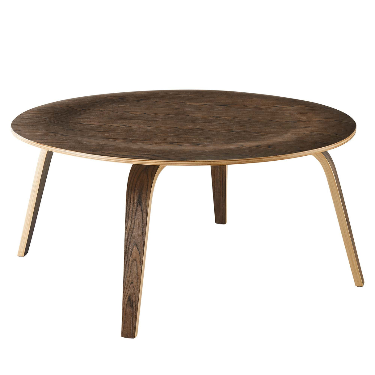 Fathom Wood Coffee Table - Mid-Century Modern Plywood & Wood Grain Veneer