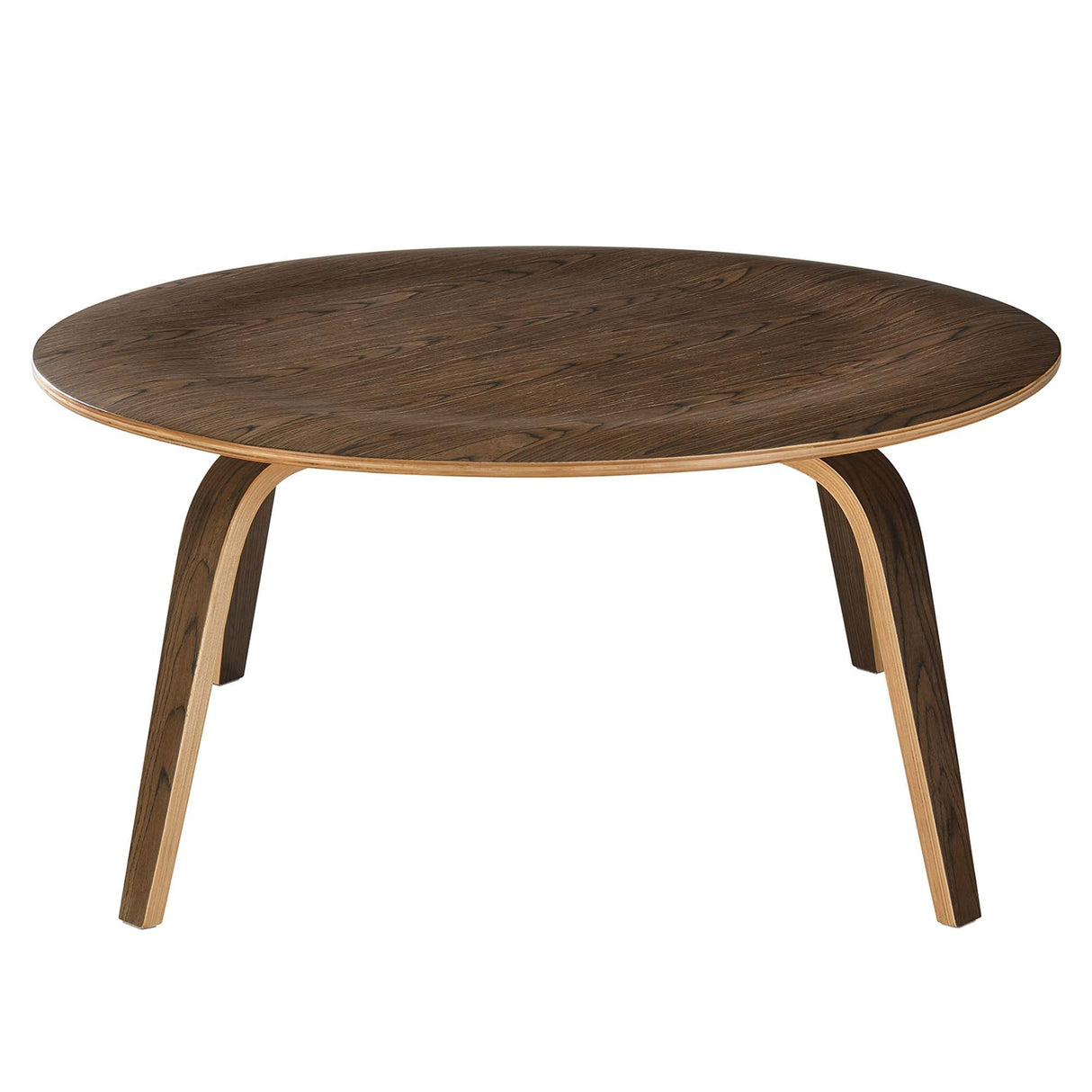 Fathom Wood Coffee Table - Mid-Century Modern Plywood & Wood Grain Veneer
