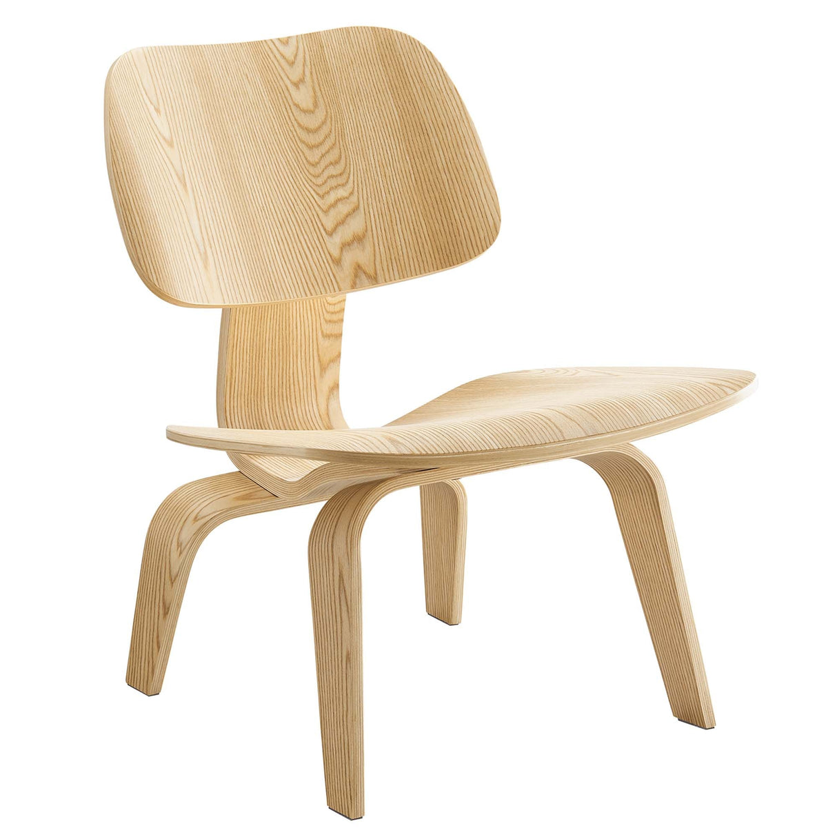 Fathom Wood Lounge Chair - Mid-Century Modern & Sculptural Accent Seating
