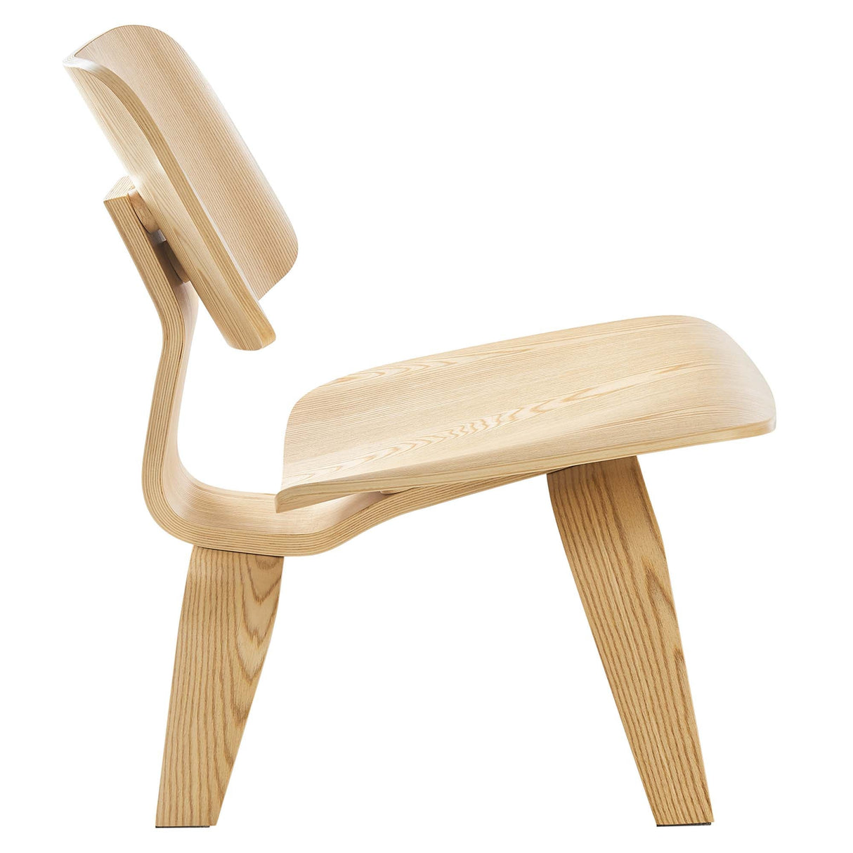 Fathom Wood Lounge Chair - Mid-Century Modern & Sculptural Accent Seating