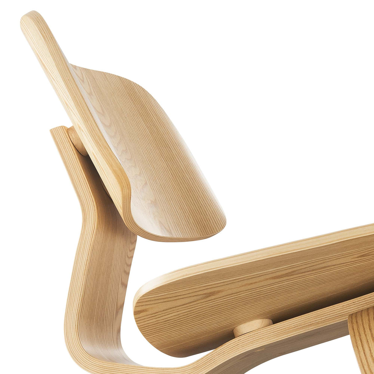 Fathom Wood Lounge Chair - Mid-Century Modern & Sculptural Accent Seating