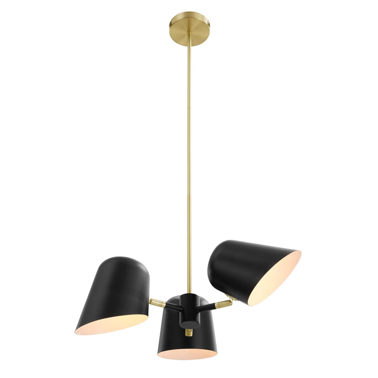 Briana 3-Light Pendant Light - Mid-Century Modern & Adjustable Swivel Shades