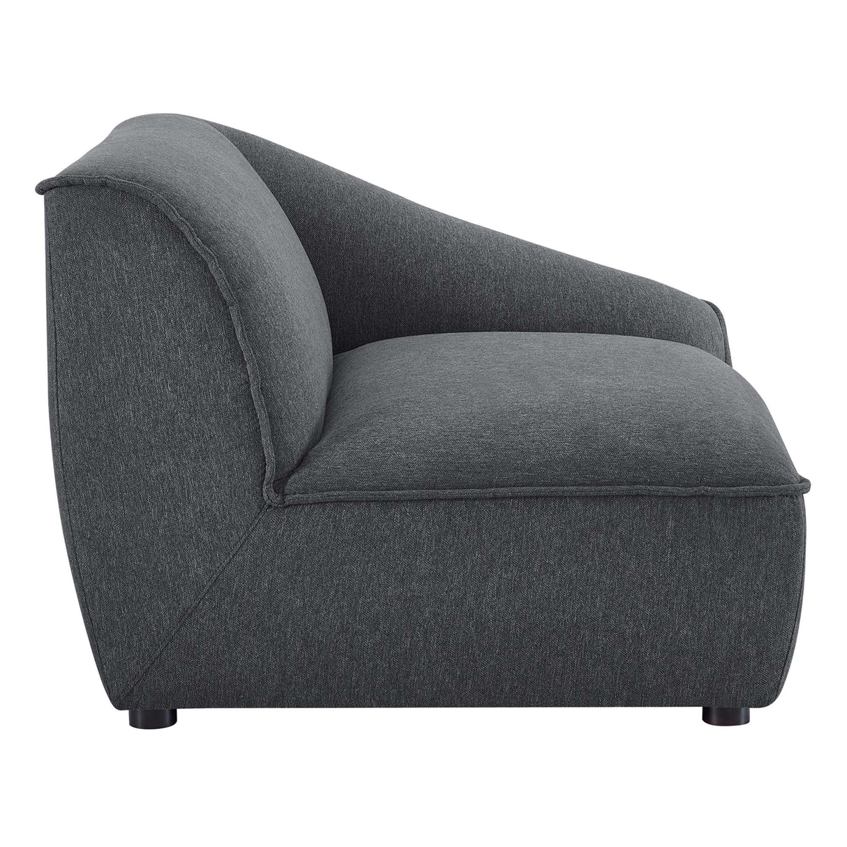Comprise 2-Piece Upholstered Loveseat - Casual Modern & French Piping Detail