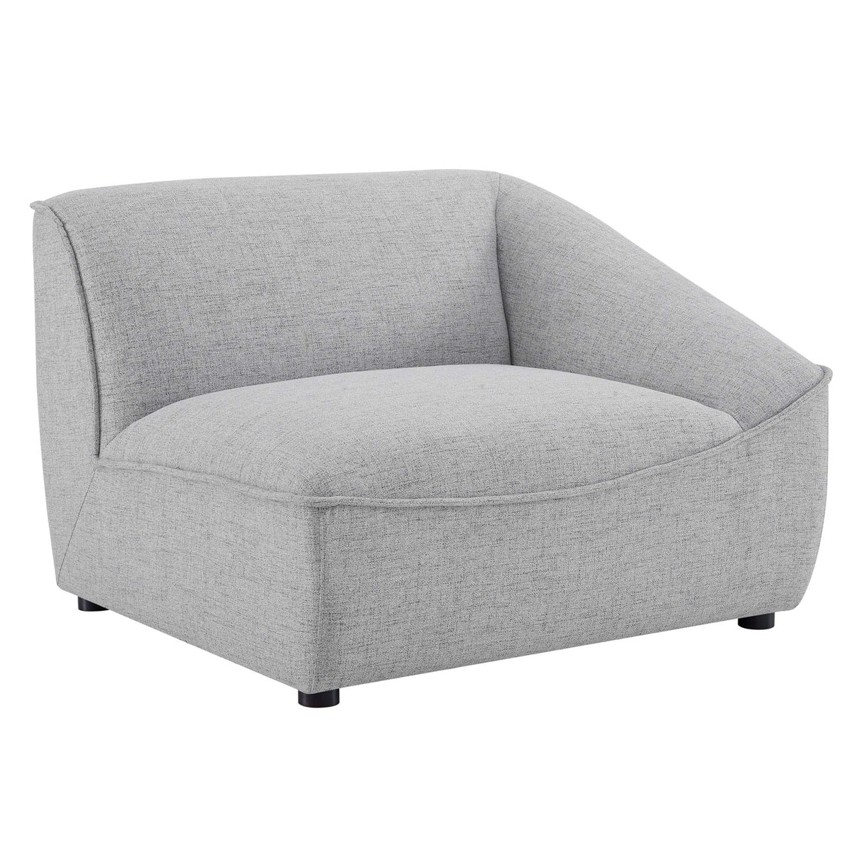 Comprise 2-Piece Upholstered Loveseat - Casual Modern & French Piping Detail